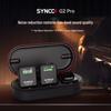 Беспроводной петличный микрофон SYNCO G2PRO для мобильных устройств, камер, компьютеров, прямых трансляций, интервью и записи видео