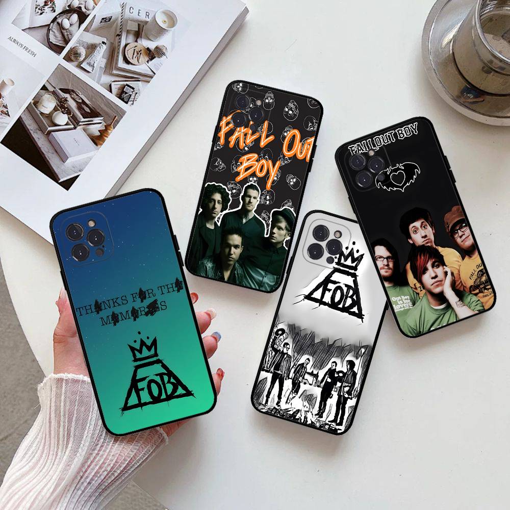 F-Fall Out Boy Band For iPhone 17 Air 16 Pro Max 15 14 13 12 11 Plus phone Case