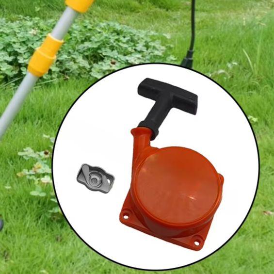Replacement Recoil Starter And Pulley Set Fits Omer 43 44 Lawn Mower Accessories Reliable Garden Power Tool Part