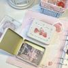 Kawaii Cartoon Bunny Storgae Box Empty Kpop Pocards Настольный органайзер Портативный чехол для канцелярских принадлежностей с заколкой для волос