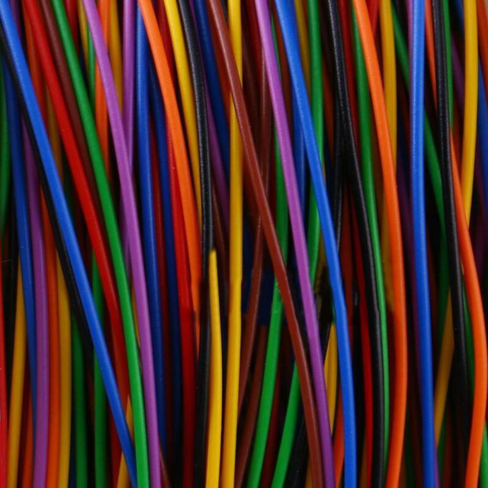 1pc 8 Wire Colored Insulated B-30-1000 30AWG Wire Wrapping Cable Wrap Reels