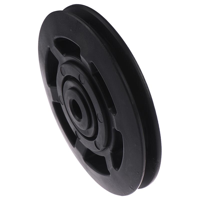 95Mm Black Bearing Pulley Wheel Cable Gym Equipment Part Wearproof