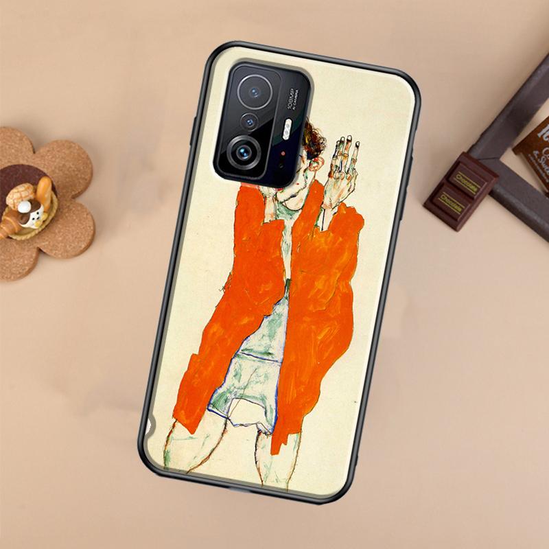 Чехол Эгон Шиле для Xiaomi POCO X7 X6 X5 X3 Pro F3 F5 F6 M6 Pro 13 14 Ultra 11T 12T 13T 14T Pro