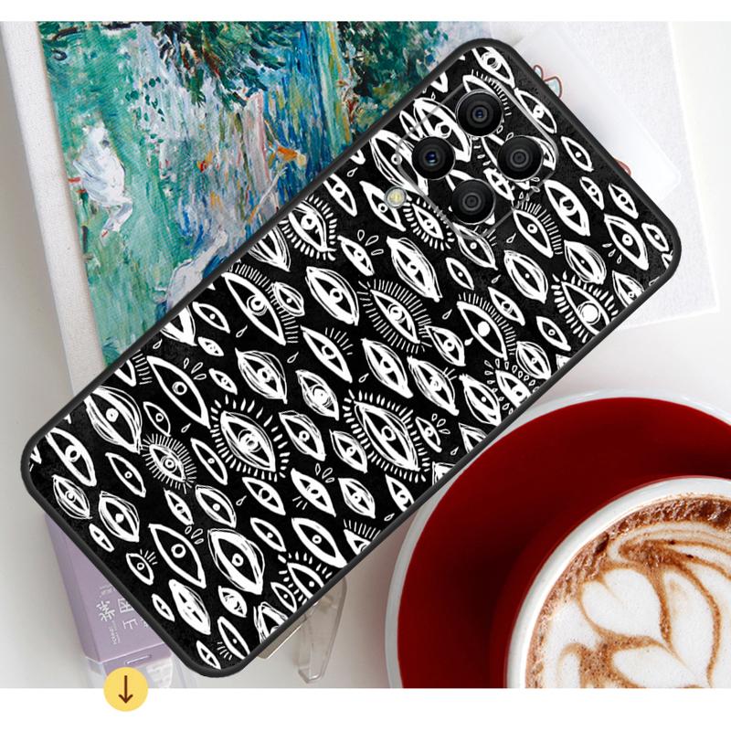 Eyes Pattern Case For Samsung Galaxy M54 M23 M20 M32 M52 M56 M16 M36 M34 M14 M35 M55 M15 M11 M31 M13 M53