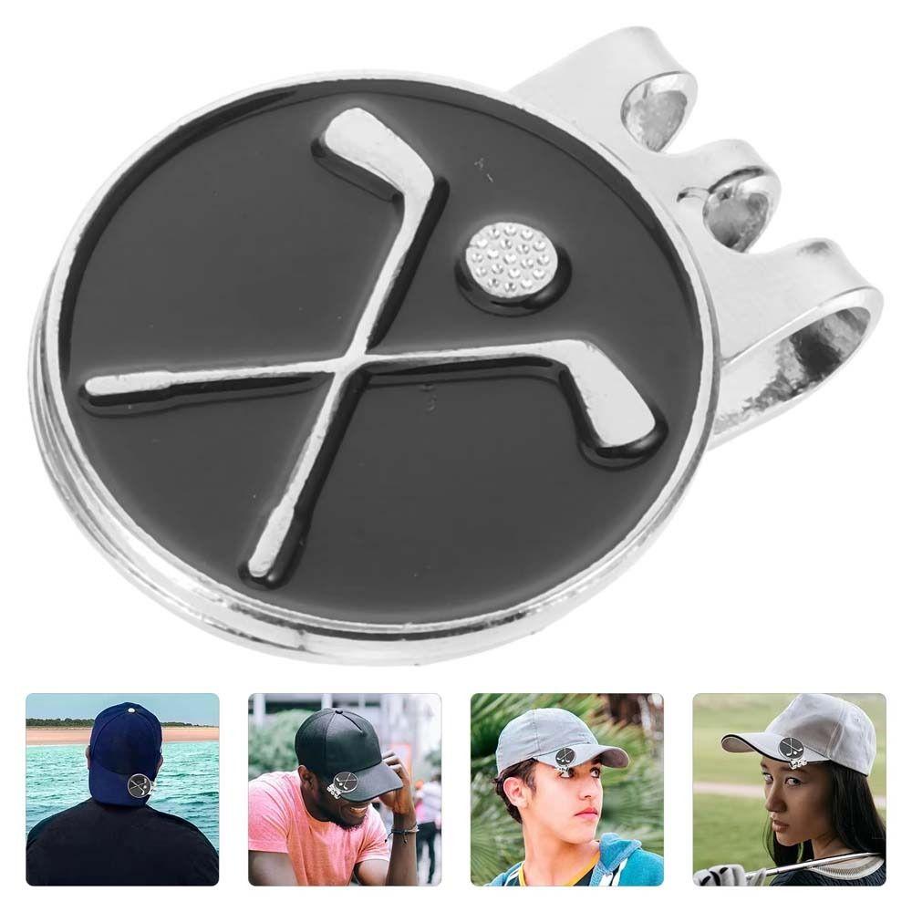 Removable Golf Ball Marker Magnetic Golf Cap Clips Portable Golf Hat Clip For Golfers
