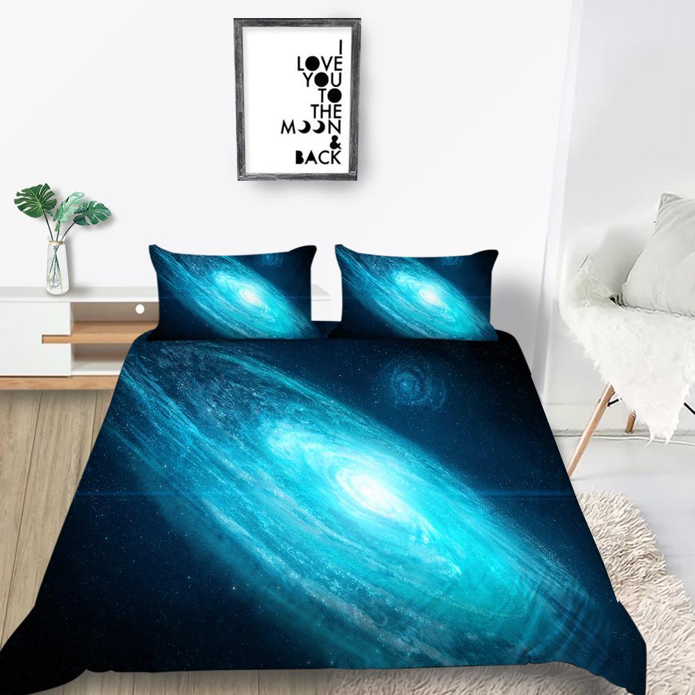 Пододеяльник с принтом звездного неба, постельное белье, новый пододеяльник, костюм для подростков, детский королевский размер, королевский размер, постельное белье