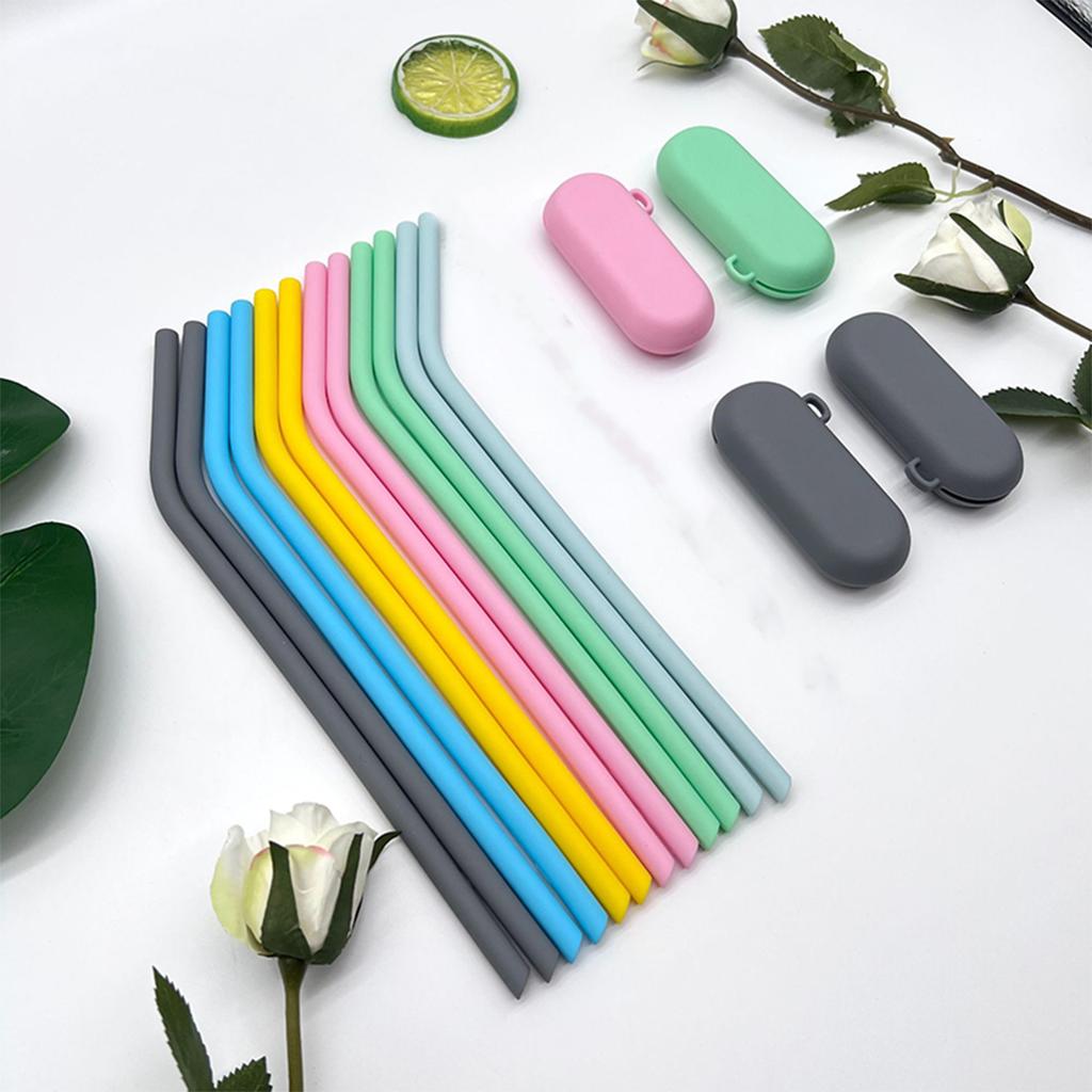 Reusable Silicone Straw For High-Temperature Drinking Straw Coffee