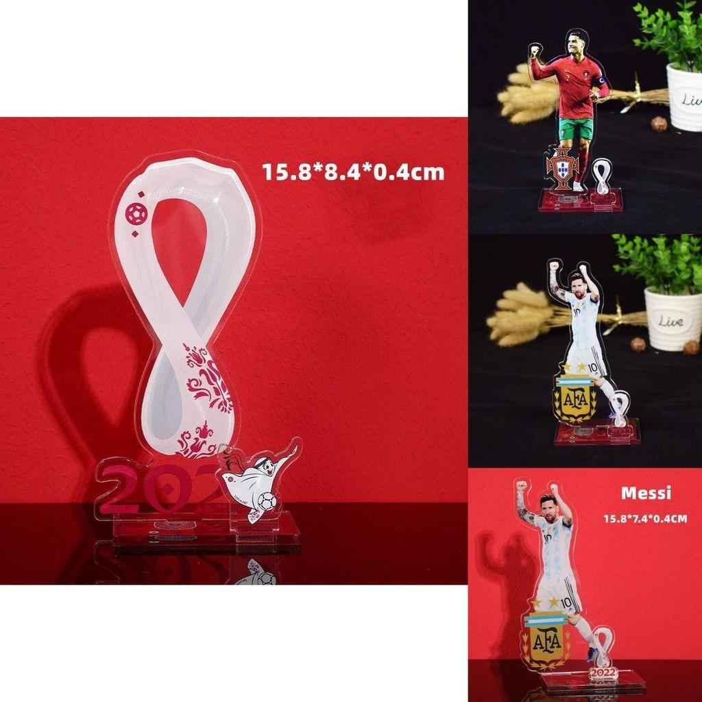 Логотип талисмана футбольной звезды Акриловая игрушка ручной работы Идеально подходит для фанатов Неймара Месси и Роналду