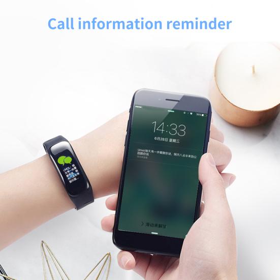 Умный браслет C1 plus с долгим временем работы, отслеживанием здоровья, многофункциональный, совместимый с Bluetooth, водонепроницаемый IP67, удобный, шагомер, умные часы