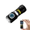 WARSUN FXXF Rechargeable Magnetic Flashlight 1000 and Spinner Function LED Light Compact, High-Brightness Lumens, Malfunction-Proof,