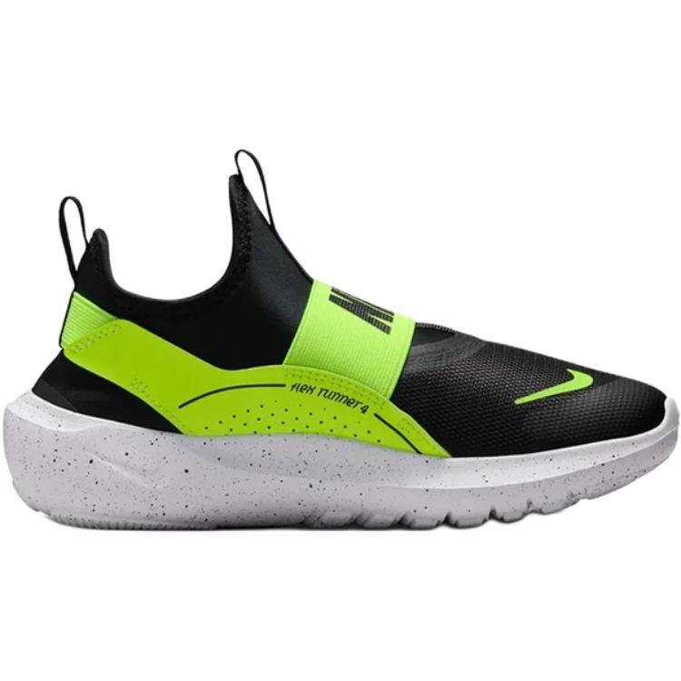 (GS) Nike Flex Runner 4 'Черный Неоновый Белый' Детские IF2893-003