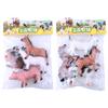 Direct Supply Simulation Cotton-Filled Washable, Ecological Farm Ranch Animal Set Static Model Ornament Toy
