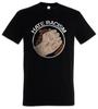 Hate Racism Men's T-Shirt Ebony Love Black Fist Fists Against No Borders No