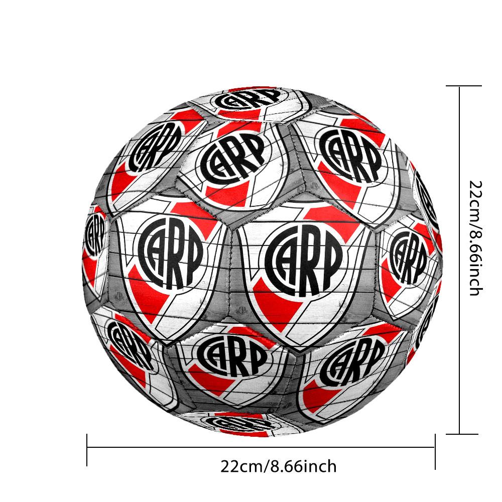 Club Atlético River Platefootball clubIndoor Size 5 Soccer Ball Colorful Machine Stitched PVC Competition Ready Durable High-Bounce