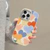 Силиконовый чехол для iPhone 11 15 16 Pro Max 13 14 12 15promax 16promax 13promax противоударный чехол Love Heart Funda Bumper