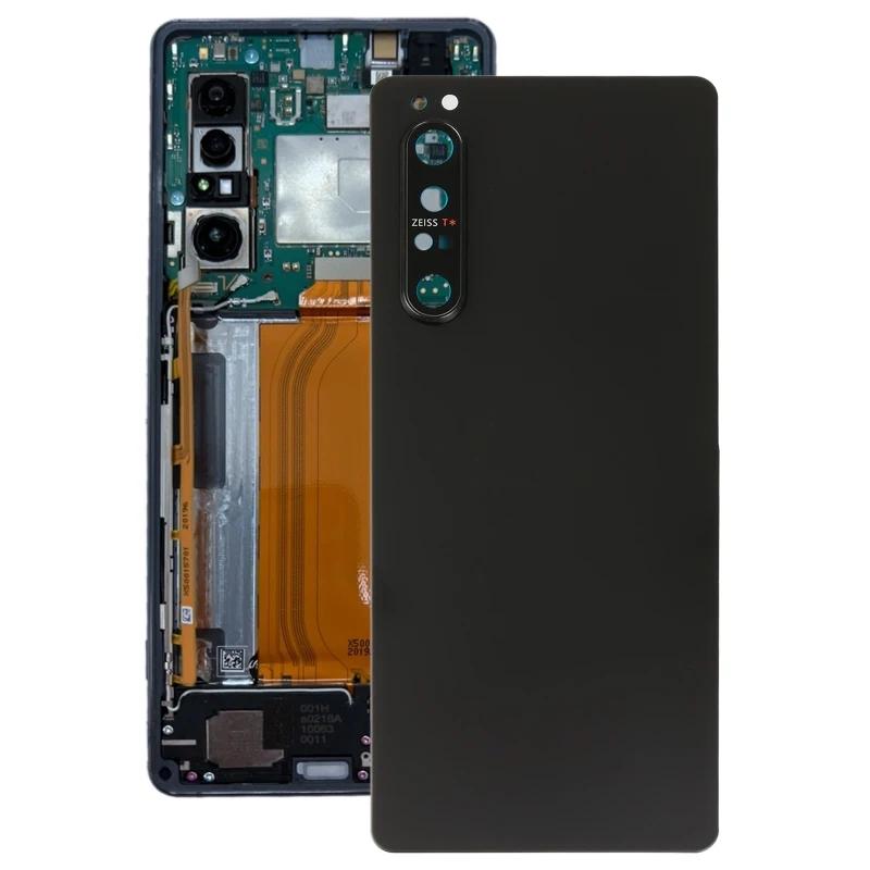 Задняя крышка аккумуляторного отсека для Sony Xperia Pro-I/Sony Xperia 1 II с крышкой объектива камеры