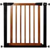 Barrière de Sécurité Bébé, Enfant SPRINGOS - Marron-Noir - Réglable - Pivotante