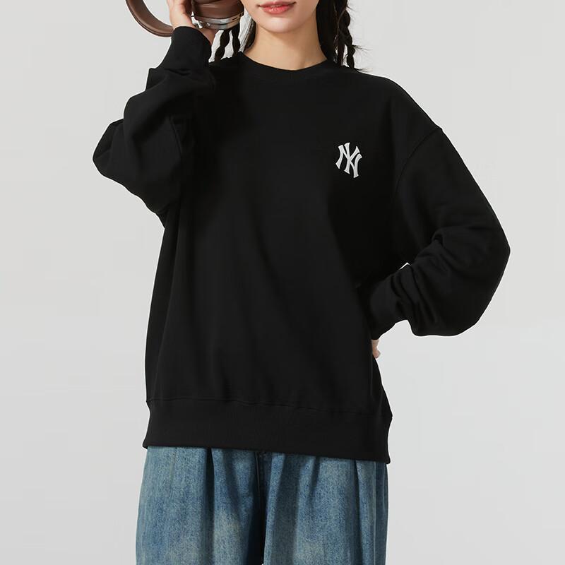 New MLB New York Yankees Sweatshirt Unisex Black 3AMTB0651-50BKS