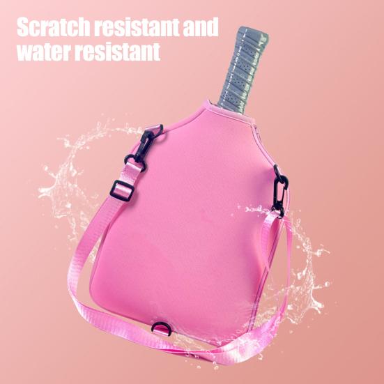 Сумка для ракетки Pickleball для женщин Сумка для тенниса через плечо Водонепроницаемая сумка для ракетки Pickleball для аксессуаров Pickleball