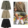 Summer New Style Men's Casual Sports Cotton and Linen Five-point Shorts Jogging Pants