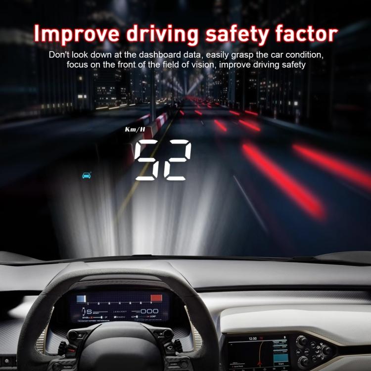 M8 3,5 дюйма Универсальный автомобильный HUD OBD2 На лобовое стекло автомобиля Head Up Display