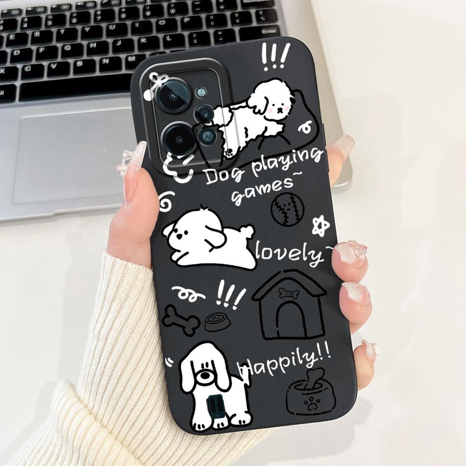 Чехол для Realme C31 RealmeC31 C 31 4G RMX3501 2022 Милый Мультяшный Защита Камеры Ударопрочный Мягкий Силиконовый Чехлы для Телефона