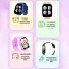 A21 1.5 Inch Touch Screen Kids Smart Watch with 30 Games Pedometer Habit Tracking Camera Watch - Blu