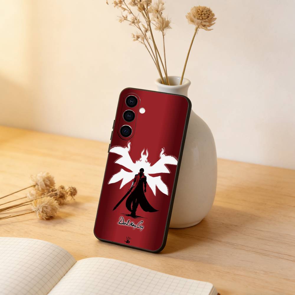 Чехол для телефона D-Dante D-Devil May C-Cry для Samsung Galaxy A73, A72, A71, A70, A53, A52, A51, Другие Мягкий черный чехол