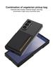 Ультратонкий чехол-книжка Samsung zFold7 в деловом стиле с держателем для карт и защитой от падений