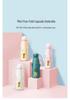 Женский портативный 6-реберный виниловый зонт от солнца - Защита от УФ-лучей, Двойное использование для дождя или солнца
