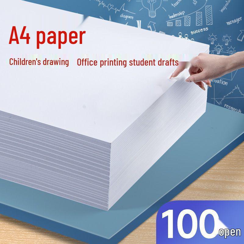 Бумага для печати и копирования A4 гладкая белая, 70г/80г для офиса, колледжа, рукописей и рисования