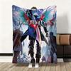 D-Devil M-May Cry-S Плед-накидка Фланелевый Пушистый Мягкий Теплый Приятный для Кожи Плед для Дивана Кровати Офиса Дневного Сна Зима