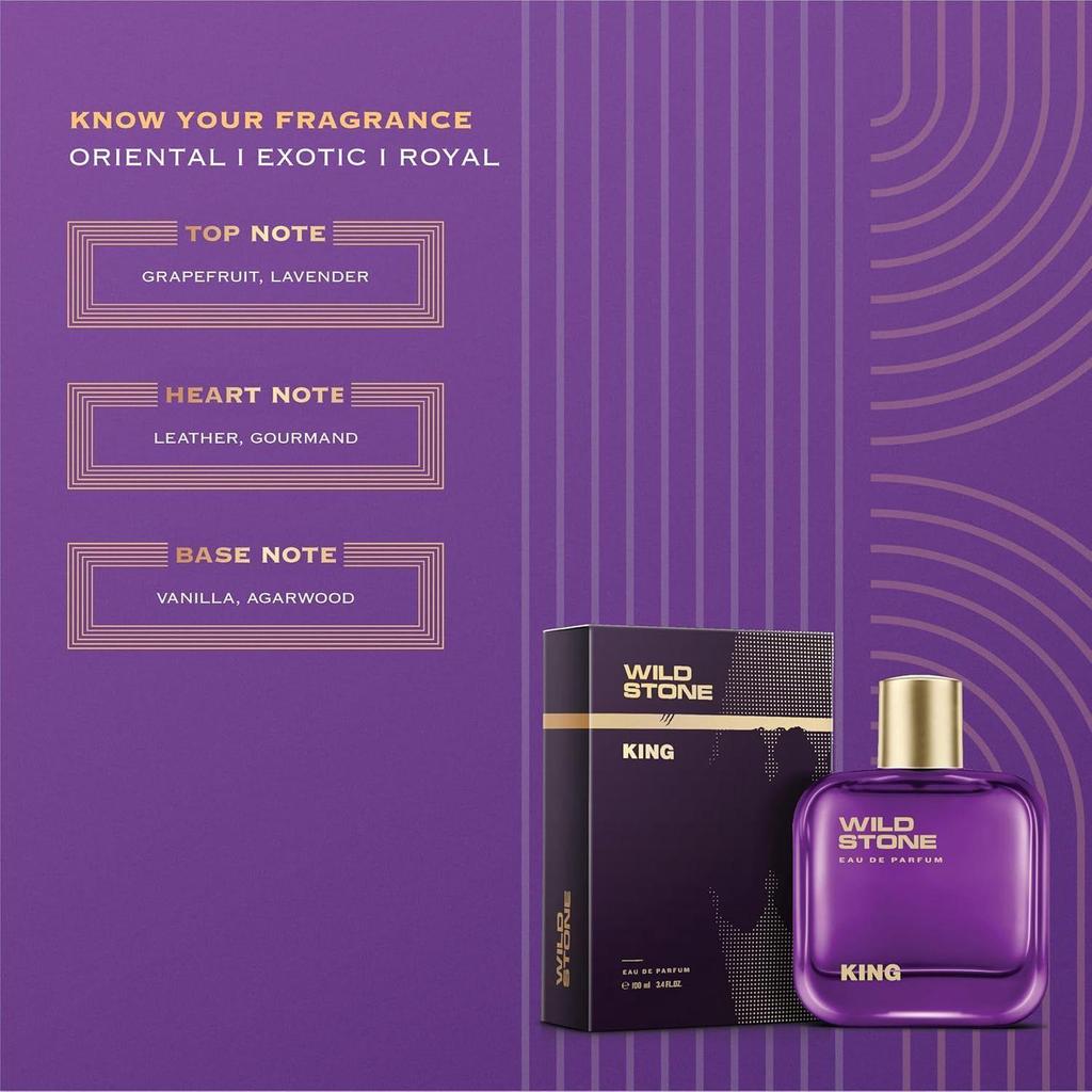King Perfume for Men, 100ml| Luxury Eau De Parfum | Long-Lasting Fragrance |