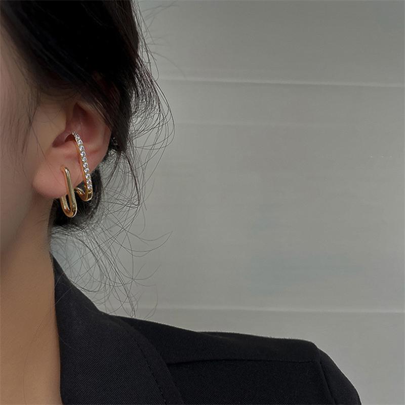 Новые модные металлические стразы простые серьги-гвоздики для женщин подвески ювелирные изделия Brincos подарок на Рождество девушке