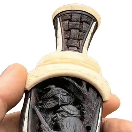 Ручная утиная свистулька для охоты, портативная, ручной работы, деревянная, реалистичный звук, для охоты на водоплавающих птиц, ворону, животное, привлекающая свистулька