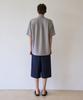 TRIP LE SENS Mist Grid Half Shirt_Gray