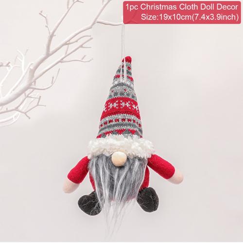 Гном Рождественская безликая кукла веселые рождественские украшения для дома Рождественские украшения Xmas Navidad Natal Новый год 2022