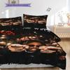 Juice Wrld Eternally Young Threepiece Set 1 Duvet Cover 2 Pillowcase Without Core Soft And Comfortable Duvet Cover And Pillowcase
