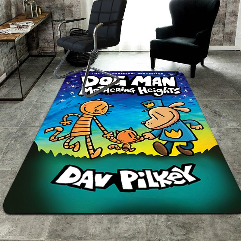 Dog Man Style Digital Art Rug Floor Mat for Living Room or Bedroom Soft and Comfortable Carpet a Gift for Birthday and Holiday.