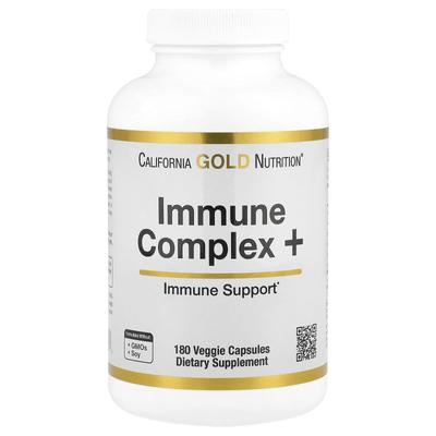 Immune Complex +, с витаминами A, C, D, цинком, селеном, 180 вегетарианских капсул