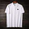 Antibacterial Pearl Cotton Upper Body Instant Cool Touch Men Summer Solid Color Polo Collar T-shirt Short Sleeve Polo Shirt Tops