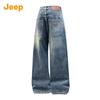 Jeep Мужские джинсы из денима свободного прямого кроя