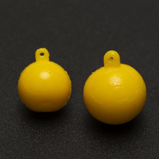 40/50Pcs 10/12MM Carp Fishing Half Floating Ball Corn Flavor Mini Soft TPR