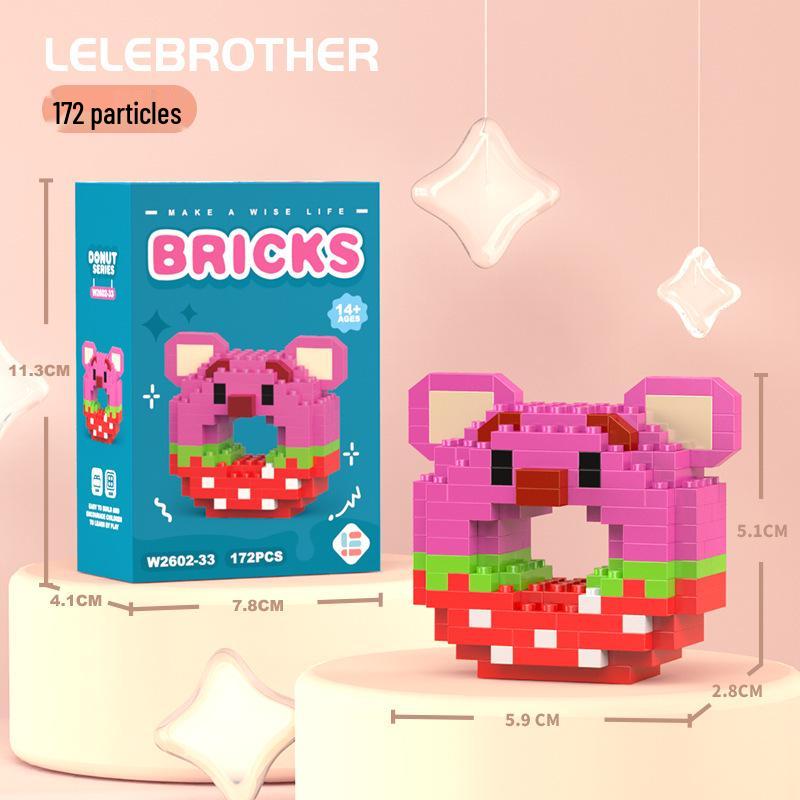 Совместимые с Lego микро строительные блоки мультяшные фигурки - детские развивающие настольные игрушки