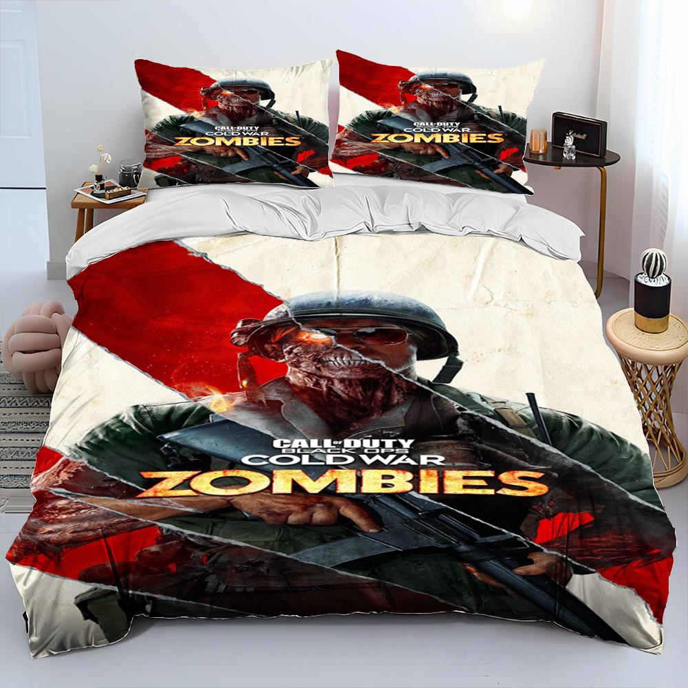3Dprinting Game Call Of Duty Comforter Bedding CollectionDuvet Cover Bed Collection Quilt Cover PillowcaseKing Queen Size Bedding Collection Kids