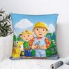 Мультяшная наволочка B-Bob B-Builder Персонализированная наволочка для дивана в гостиной Модные наволочки