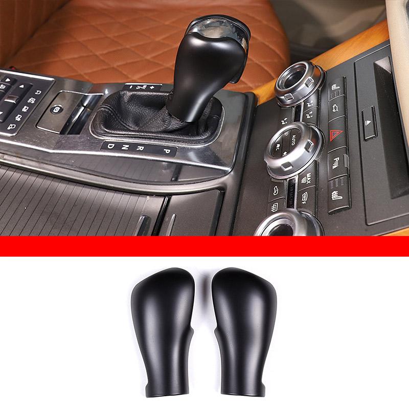 АБС Карбоновое волокно Для Land Rover Range Rover Vogue L322 Sport L320 RR Sport Наклейка на крышку головки переключения передач автомобиля Аксессуары для интерьера автомобиля
