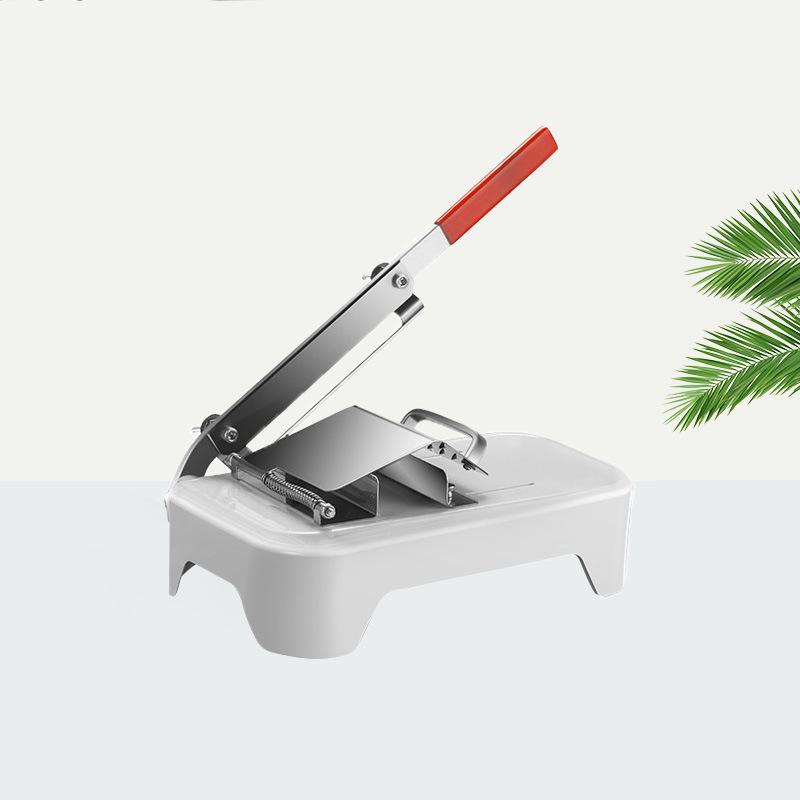 Ручная нержавеющая сталь для нарезки мяса и баранины | Многофункциональная машина для нарезки замороженного мяса