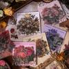 1 упаковка, наклейки для справочника, самоклеящиеся цветочные серии, дневник, журнал, скрапбукинг, канцелярские наклейки, школьные принадлежности