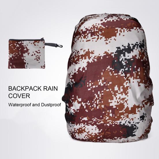 Водонепроницаемый рюкзак от дождя, регулируемый портативный 20-80л, уличный походный рюкзак, сумка для кемпинга, защитная камуфляжная непромокаемая пылезащитная крышка